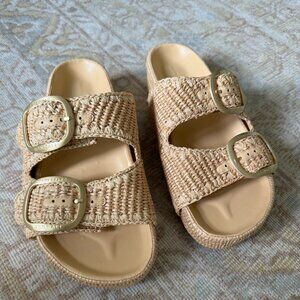 Loeffler Randall Theo Natural Raffia Sandal